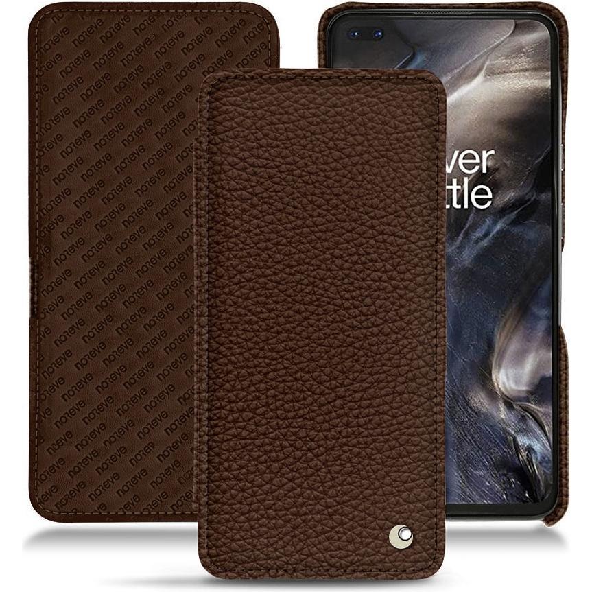 Thumbnail - Noreve Lederschutzhülle horizontal (OnePlus Nord), Smartphone Hülle, Braun