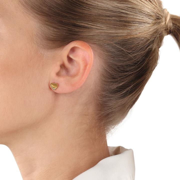 Immagine prodotto Amor Gioielli per orecchie da donna, acciaio inossidabile | cuore (Acciaio inossidabile)