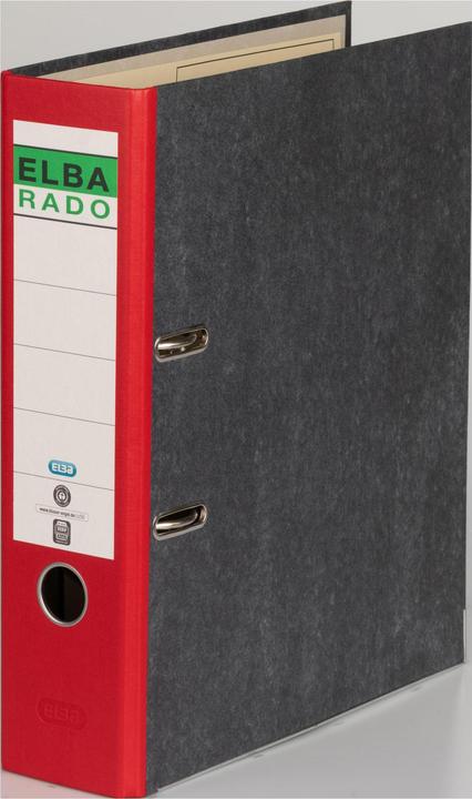 Actual product image Elba Folder rado 100555313 DIN A4 80mm cardboard red (A4, 80 mm, 1 pcs.)