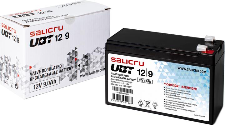 Actual product image Salicru UBT 12/9 - UPS battery - 1 x lead acid 6