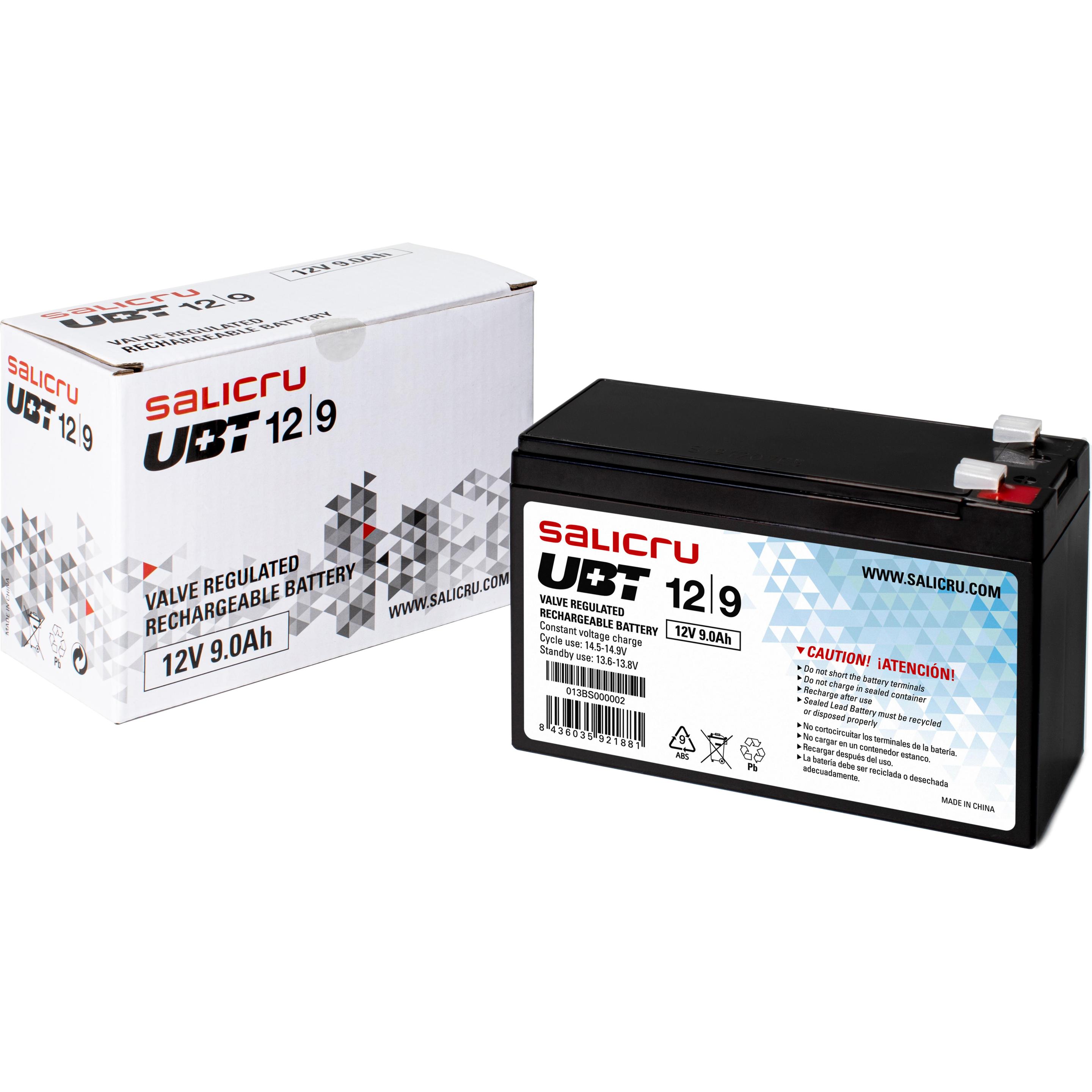 Thumbnail - Salicru UBT 12/9 - USV-Akku - 1 x Bleisäure 6, USV Zubehör