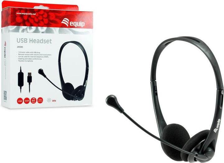 Image du produit equip Casque USB Écouteurs (Filaire, USB-A)