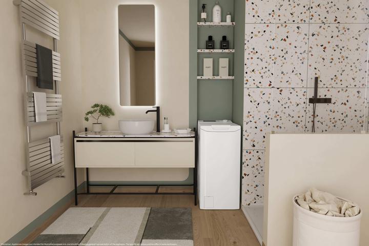 Actual product image Candy TCA483D2-S (8 kg, Downwards)