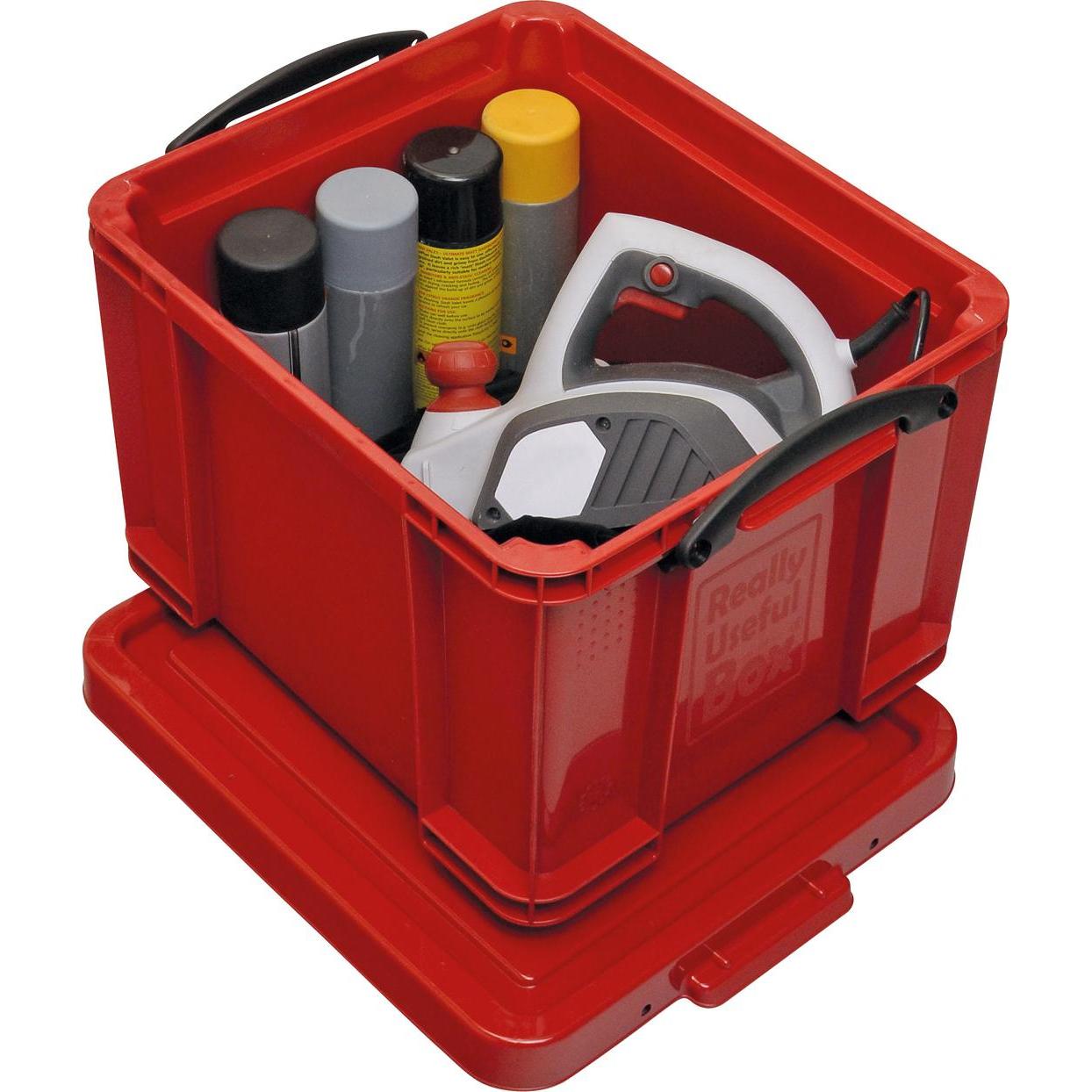 Really Useful Box, Box portaoggetti, Scatola portaoggetti Dimensioni: 48 x 31 x 39 cm (L x A x P) Materiale: Polipropilene (48 x 31 x 39 cm, 35 l)