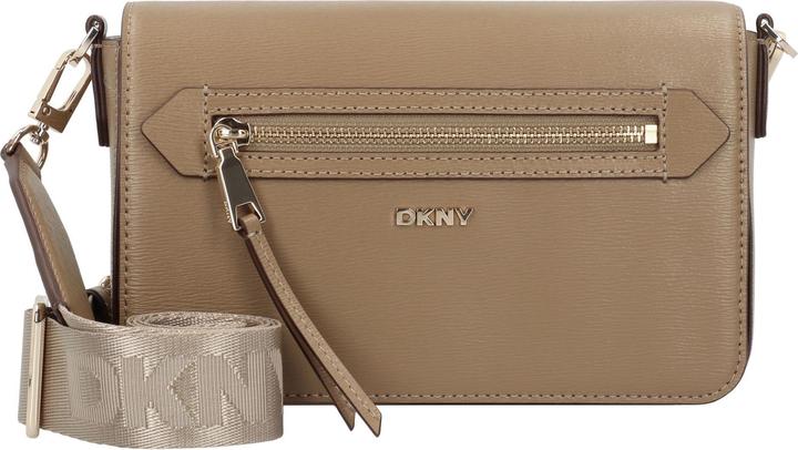 Produktbild DKNY Schoudertas Bryant Ave Flap Crossbody Bag Shitake Taupe (2 l)