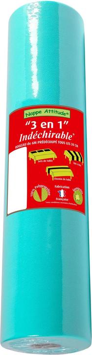 Image du produit PROnappe PRO nappe Tischläufer Tête-à-tête 40 cm x 4.8 m, Türkis (40 x 480 cm)