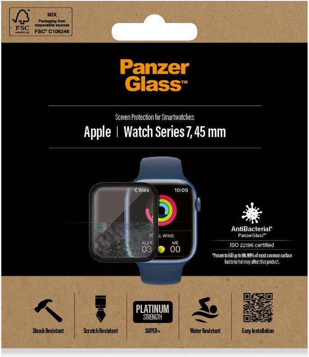 Produktbild PanzerGlass Displayschutz AB (Apple Watch Series 7)