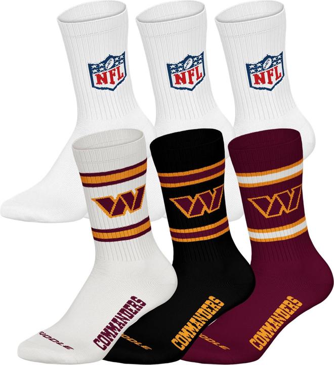 Produktbild NFL 6Pack Crew Socks (6er Pack, 43 - 46)