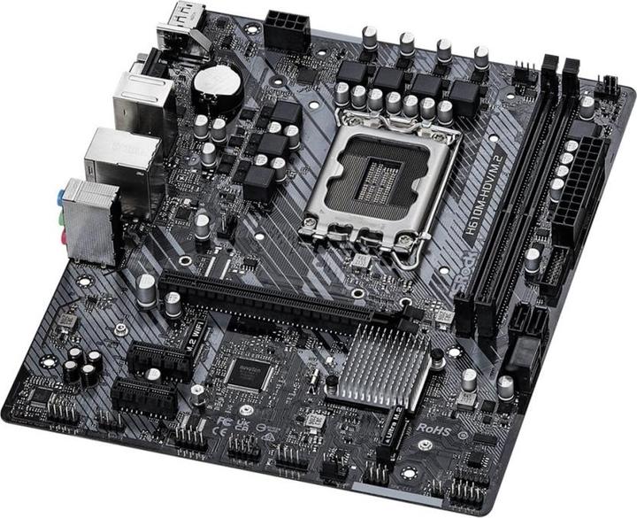Actual product image AsRock H610M-HDV/M.2 R2.0 (LGA 1700, Intel H610, mATX)