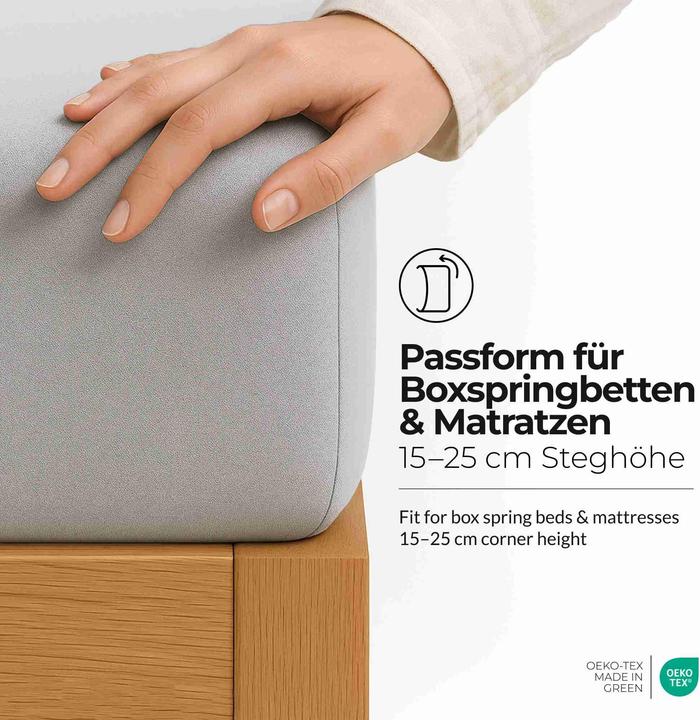 Actual product image Etérea Comfort Jersey 2x Set (60 x 120 cm, 70 x 140 cm)