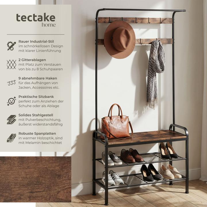 Produktbild tectake Garderobe