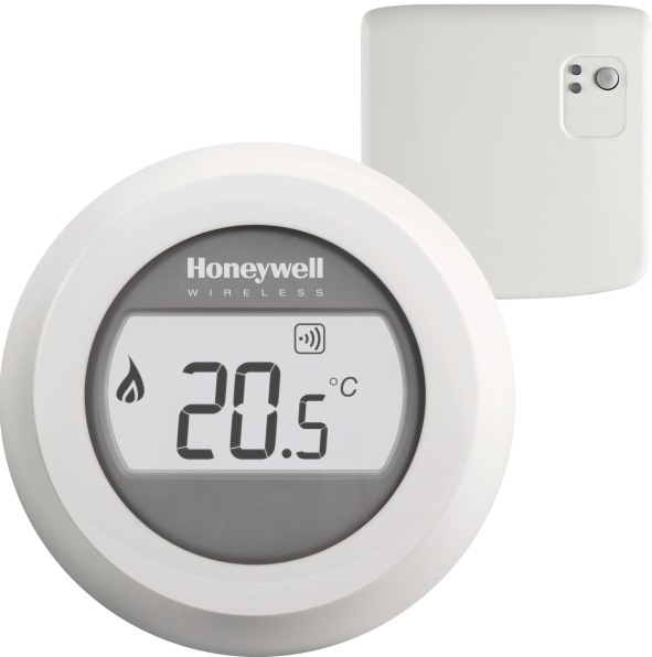 Produktbild Honeywell Round Wireless Aan/Uit Draadloze Kamerthermostaat - met RF-module