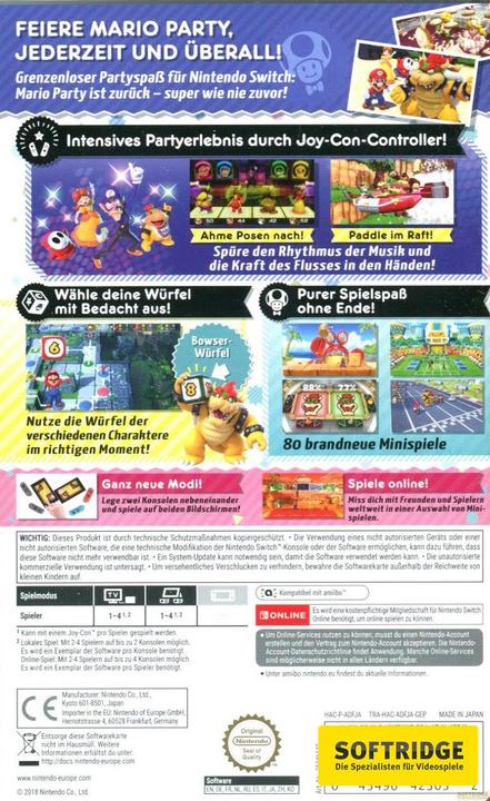 Image du produit Nintendo Super Mario Party (Switch, DE, FR, IT)