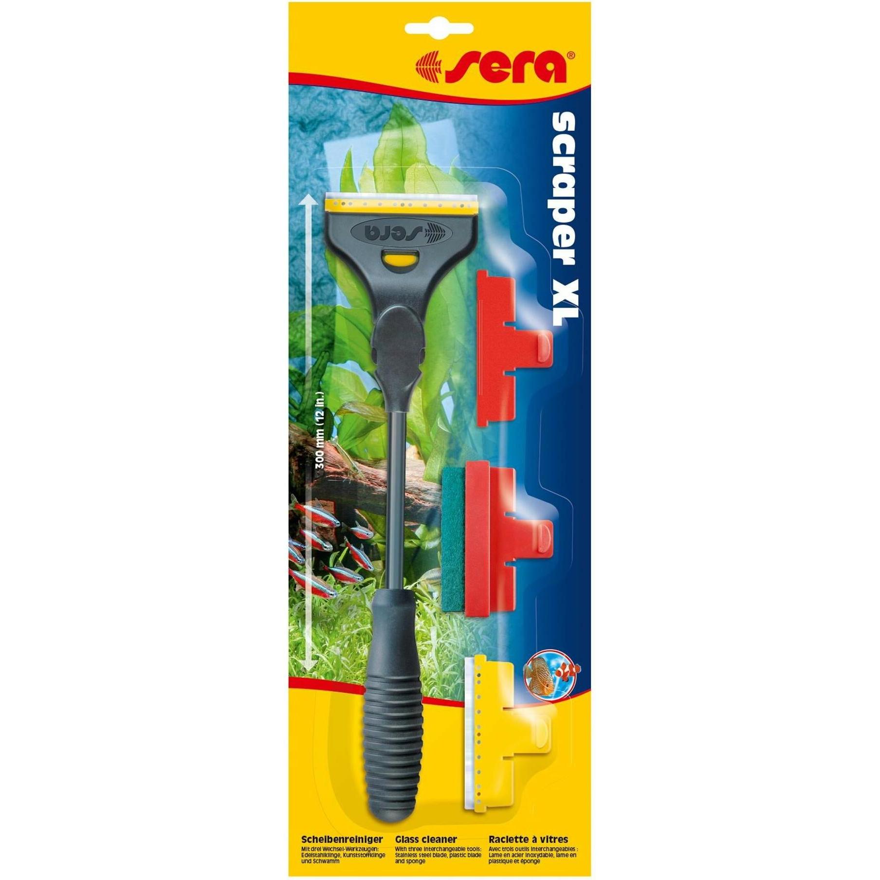 Sera Scraper Scheibenreiniger (Aquarium Reinigung, Schwamm), Aquarium Pflege