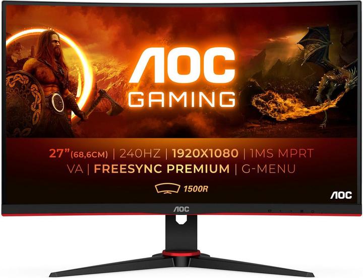 Produktbild AOC C27G2ZE/BK (1920 x 1080 Pixel, 27")