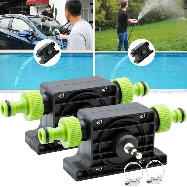 Immagine prodotto Casativo Set di 2 pompe da trapano per il pompaggio e il trasferimento dell'acqua, fino a 1200 l/h (Pompa a trapano)