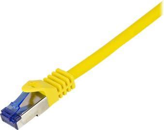 Actual product image LogiLink Patch cable Ultraflex, Cat.6A, S/FTP, 0.25 m, yellow (S/FTP, CAT6a, 0.25 m)