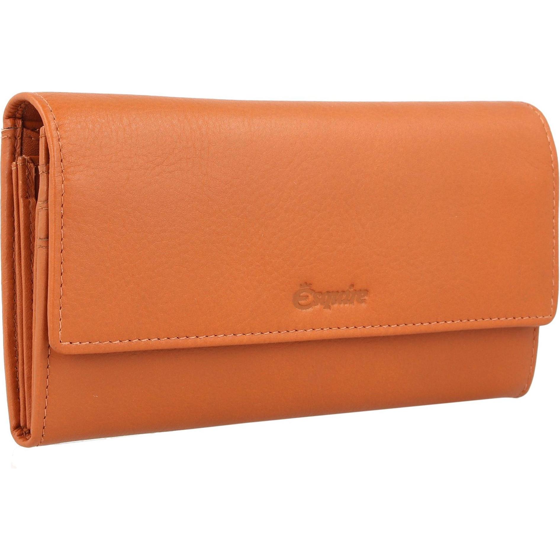 Thumbnail - Esquire, Damen, Portemonnaie, Peru Geldbörse RFID Leder 18,5 cm, Braun