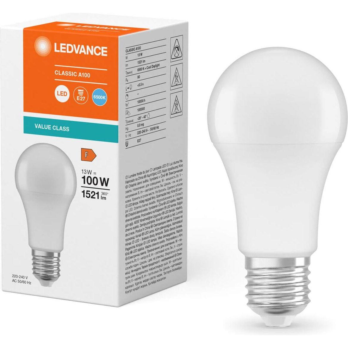 Thumbnail - Ledvance, Leuchtmittel, LED-Lampe (E27, 13 W, 1521 lm, 1 x, F)