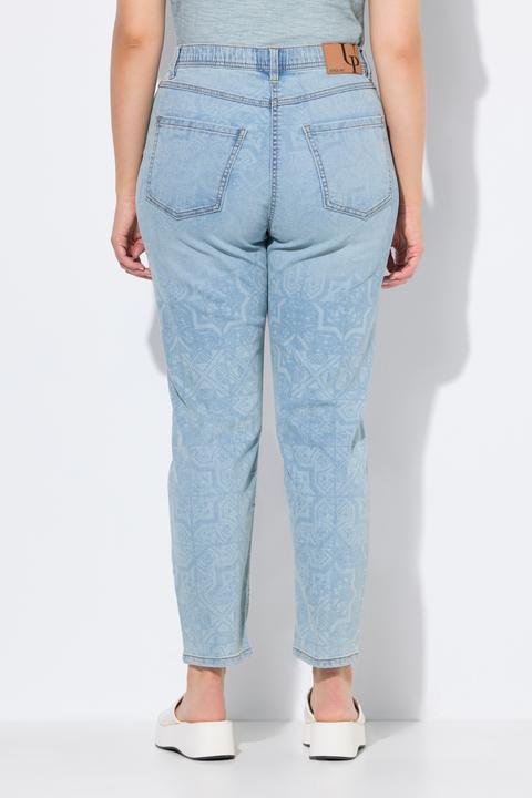 Immagine prodotto Ulla Popken Jeans con stampa laser e cinque tasche (54)