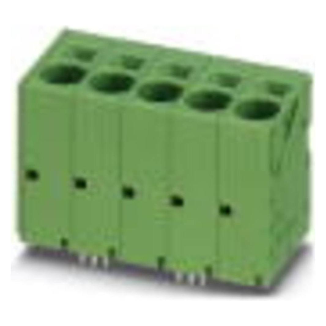 Phoenix Contact SPT 16/ 4-V-10,0-ZB Verend klemmenblok 16 mm² Aantal polen 4 50 stuks., Kabels + Stekkers, Groen