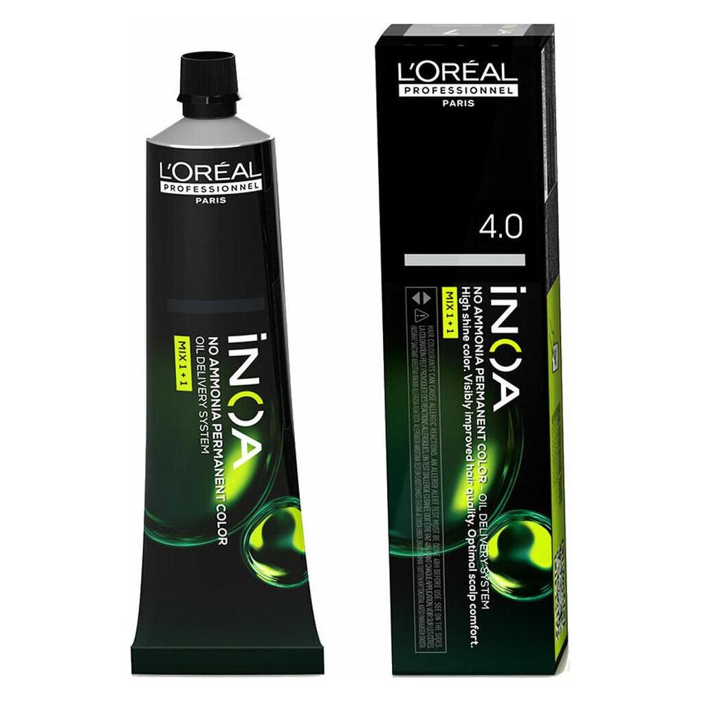 L'Oréal Professionnel, Haarkleur, Inoa Geen Ammoniak Permanente Kleur 60g #4.0 (#4.0)