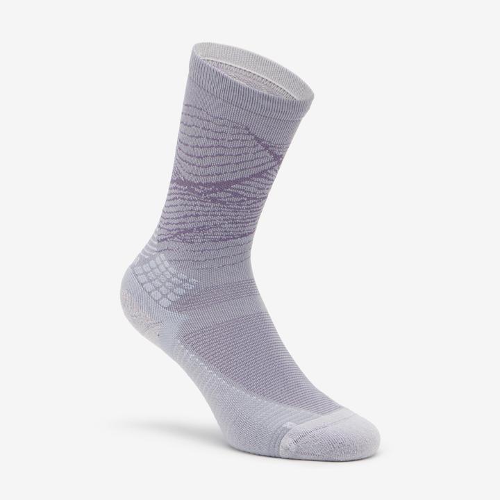 Immagine prodotto Quechua Wandersocken hoch 2 Paar - Hike 500 grau/orange (35 - 38)