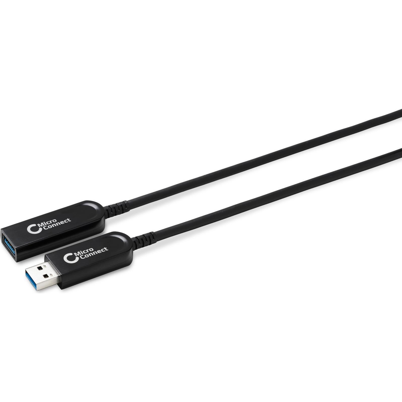 MicroConnect Premium Optic USB 3.0 A-A M-F (30 m, USB 3.2 Gen 1), USB Kabel