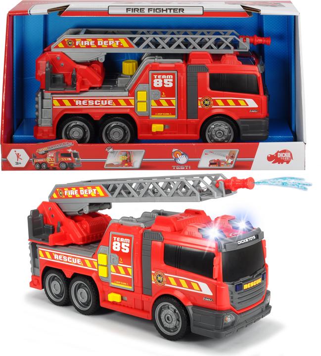 Image du produit Dickie Camion de pompiers avec pompe à eau