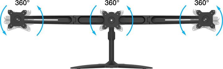 Actual product image Multibrackets EX Kit Triple (Table, 24", 8 kg)