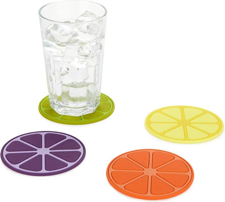 Produktbild Balvi Glas-Untersetzer FRUIT PARTY (4x, Glasuntersetzer)