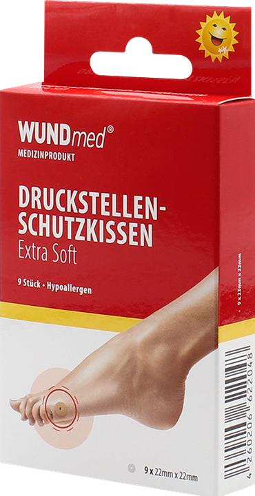 Actual product image Wundmed 9x Druckstellen-Kissen hautfarben