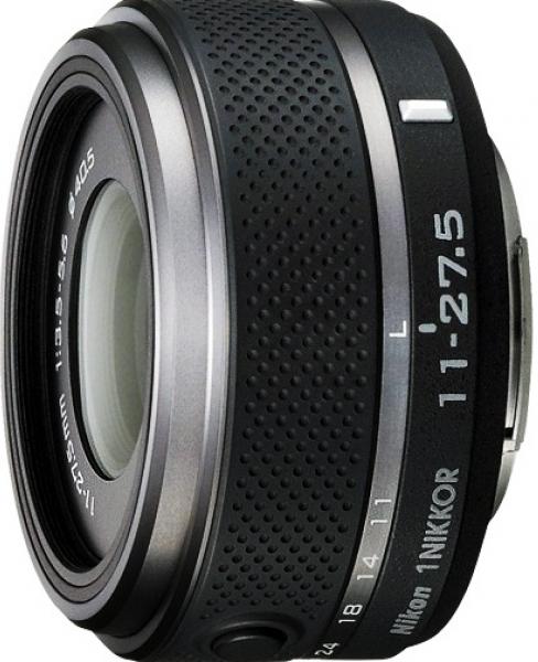 Actual product image Nikon 1 VR 11-27.5mm 1:3.5-5.6, wide-angle black (Nikon 1, Nikon CX)