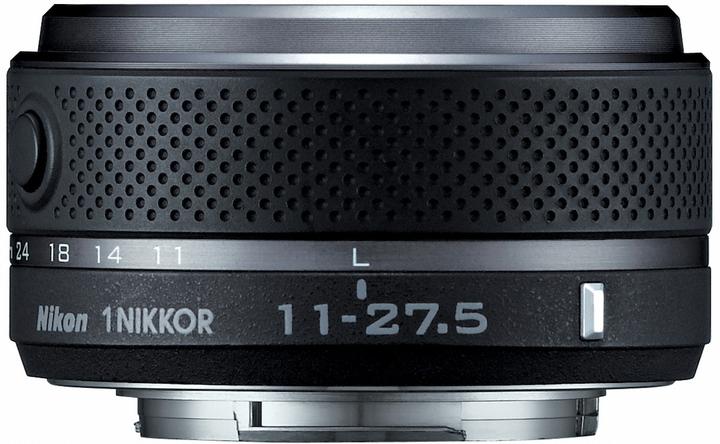Actual product image Nikon 1 VR 11-27.5mm 1:3.5-5.6, wide-angle black (Nikon 1, Nikon CX)