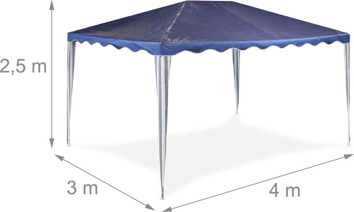 Productafbeelding Relaxdays Paviljoen (400 cm, 300 cm)