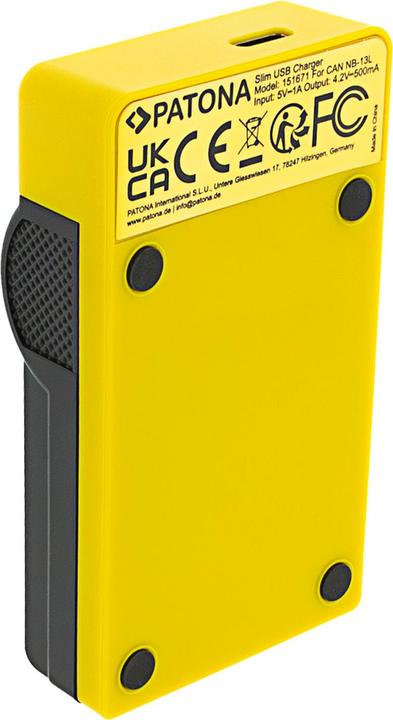 Produktbild Patona Micro USB Ladegerät zu Canon NB-13L (Kamera Akku Ladegerät)