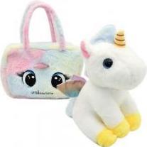 Lena Plüsch-Einhorn-Maskottchen mit Tasche
