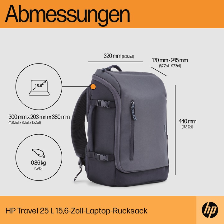 Actual product image HP Travel (25 l)