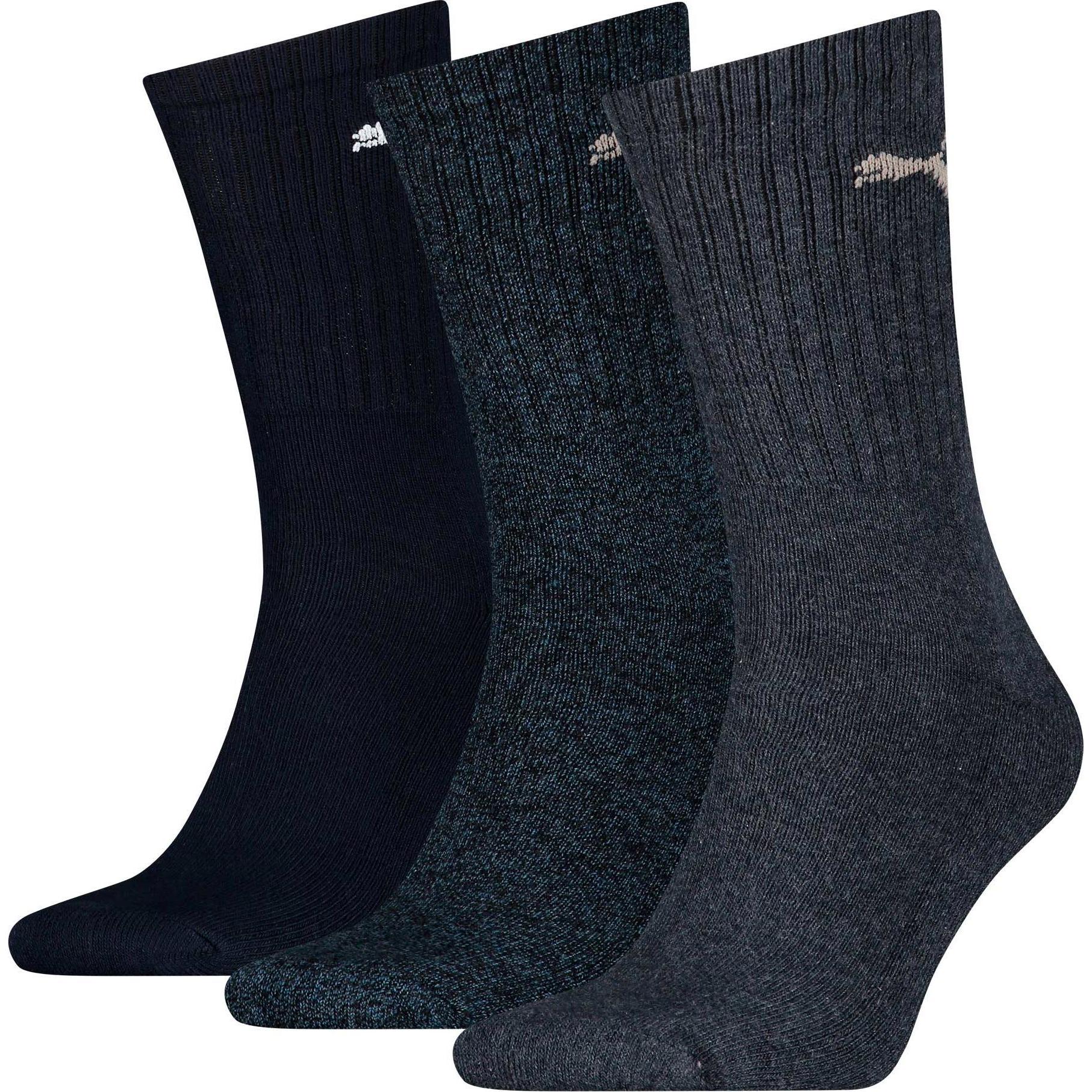 Puma, Herren, Socken, Unisex-Sport-Socken 3 Paar, Blau, (43 - 46)