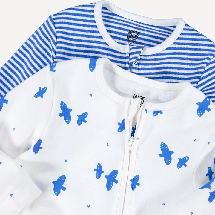 Actual product image La Redoute Collections 2er-Pack Baby Strampler aus Baumwolle (74)