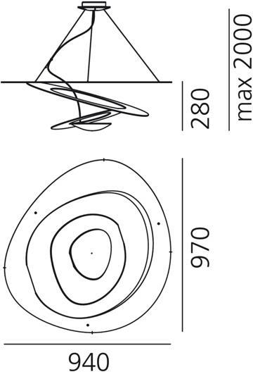 Produktbild Artemide Pirce LED (3313 lm)