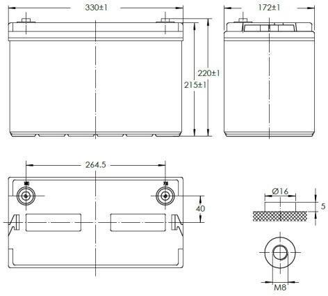 Actual product image Victron Energy SuperPack 12,8V/100Ah-a (12.80 V, 100 Ah)