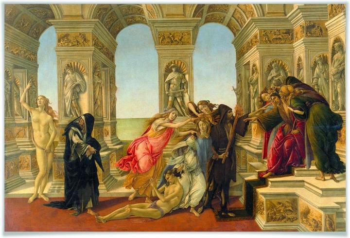 Immagine prodotto Trenddeko Botticelli - La calunnia delle Apelle (60 x 40 cm)