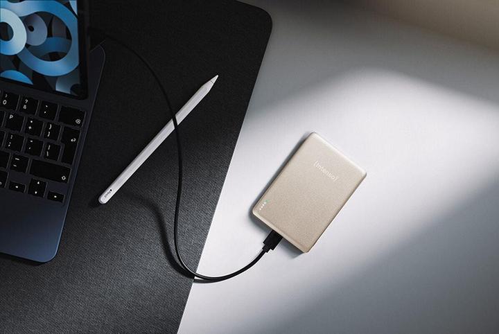 Actual product image Intenso Magn. Wireless Powerbank MW5000 5000 mAh Champagner (5000 mAh, 20 W, 19.25 Wh)