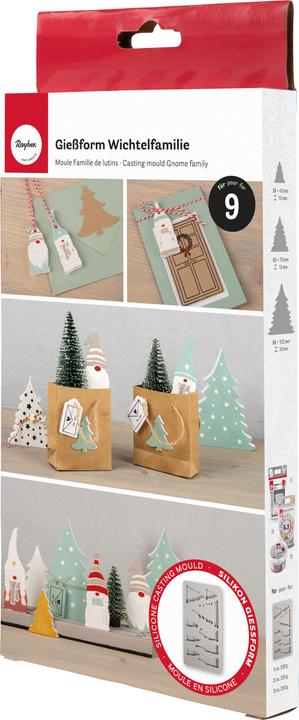 Image du produit Rayher Silikon Giessform "Wichtelfamilie"