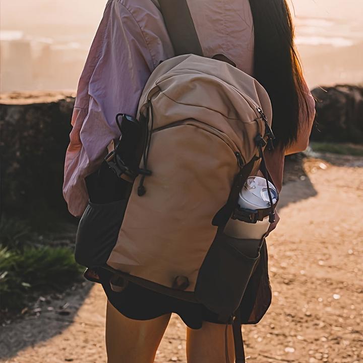 Actual product image Only-Bags.Store 20L-30L Lightweight hiking backpack - waterproof oxford fabric, zip, solid colour, sports
