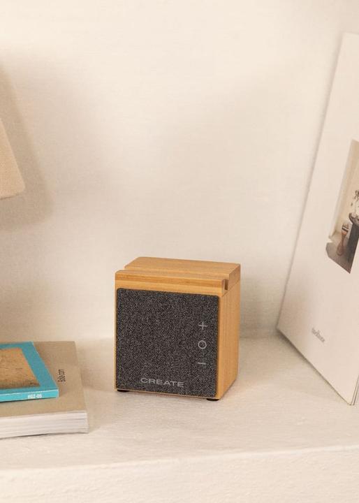Produktbild Create Speaker Mini Pro Bamboo (2 h, Akkubetrieb)