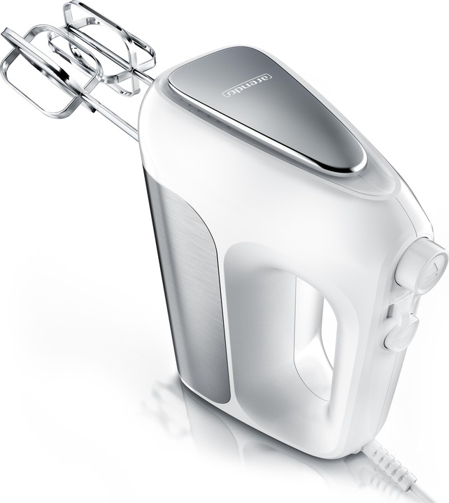 Actual product image Arendo Hand mixer, electric hand mixer incl. 2 whisks & 2 dough hooks made of stainless steel, hand mixer (500 W)