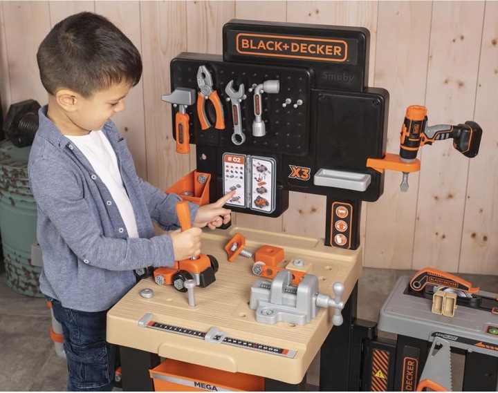 Actual product image Smoby Black+Decker Mega Workbench Center