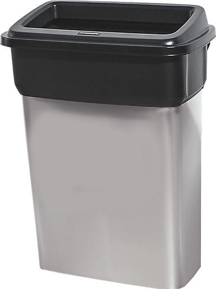Image du produit Rothopro Collecteur de déchets d'aspect métallique (55 l)